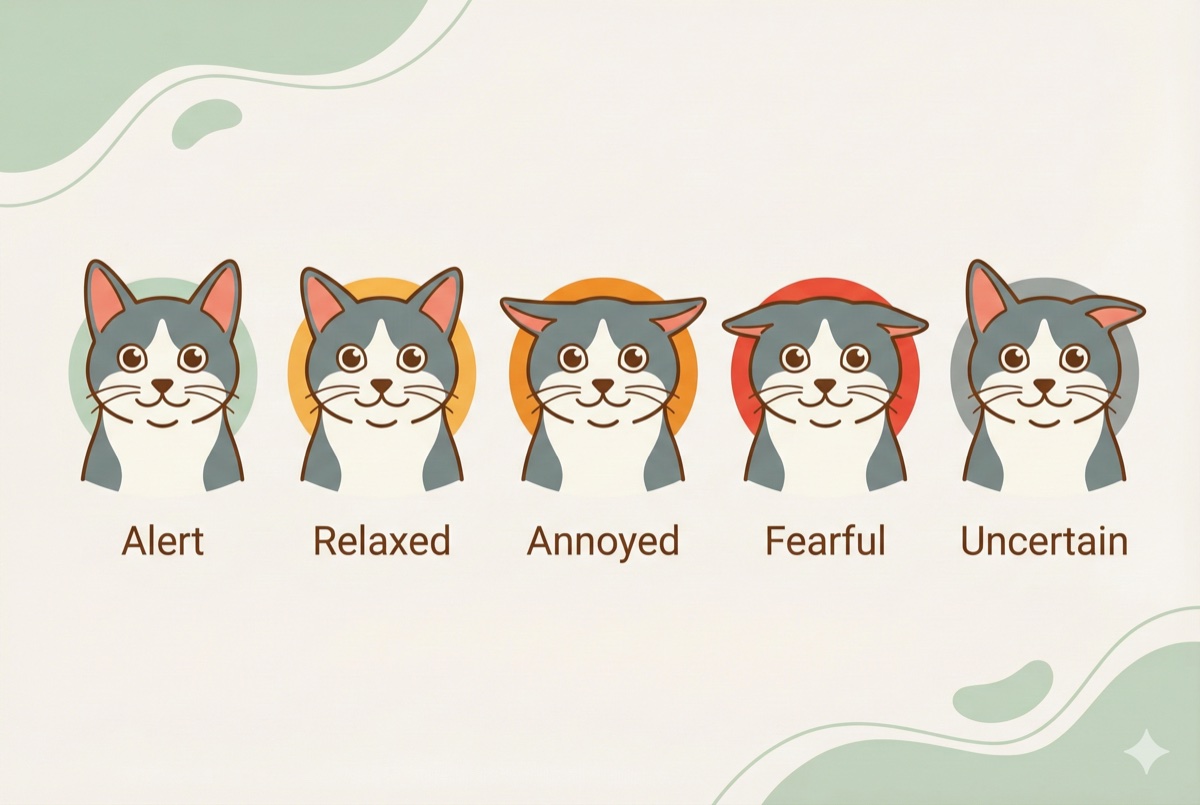 Ear positions and their emotional meanings